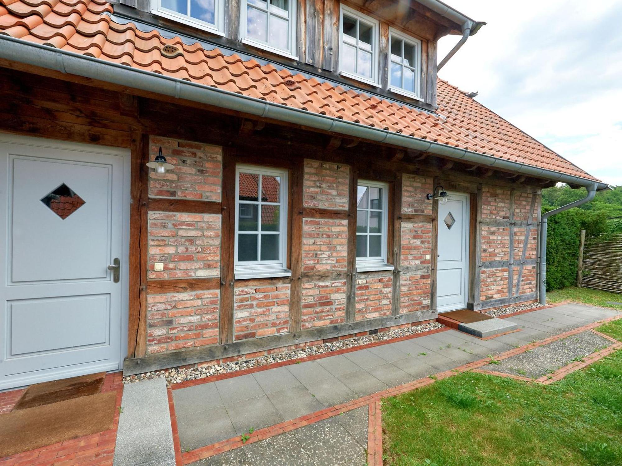 Fachwerkhaeuser Seedorf - Haushaelfte "Sophie Charlott" Mit Kamin Und Terrasse Экстерьер фото